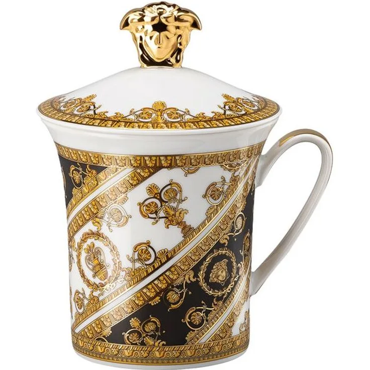 Versace Rosenthal 30 Jahre Becher Kollektion I Love Barock becher mit Deckel