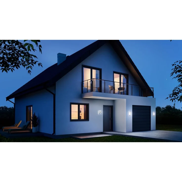 Steinel LED-Außenwandleuchte L 240 S, mit 180°-Bewegungsmelder, Edelstahlblende, 946 lm, 3000 K warmweiß, IP44 – Bild 3