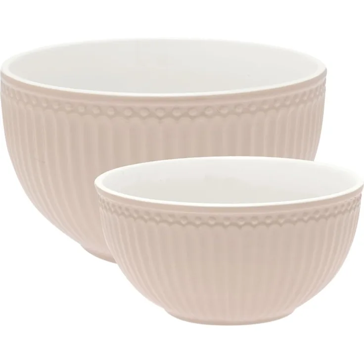 Greengate 2er Schüssel-Set Alice creamy fudge