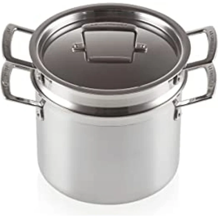 Le Creuset 3-Ply Pastatopf Mit Einsatz 20 cm - 20 bis 24 cm – Bild 1