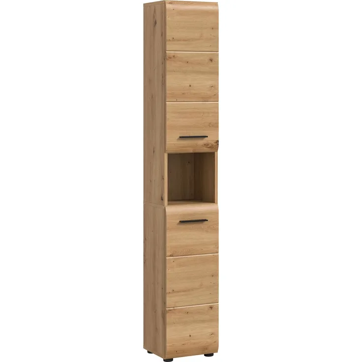 Hochschrank (B/H/T: 30x185x30 cm) in Artisan Oak Nachbildung und Artisan Oak Nachbildung