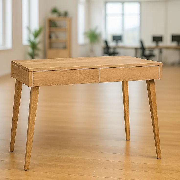 Schreibtisch Wildeiche Bürotisch Konsole Schminktisch