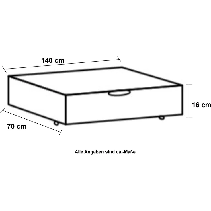 Babyzimmer-Set Zubehör: Bettschubkasten für Babybett, Landhausstil Weiß – Bild 7