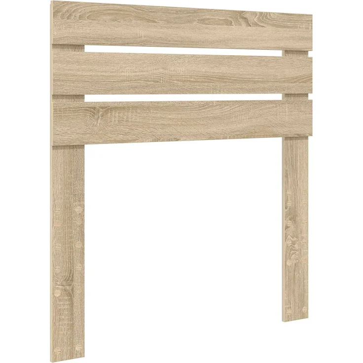 vidaXL Bettrahmen Sonoma-Eiche 100 x 200 cm Ingenieurs Holz 3411525 – Bild 7