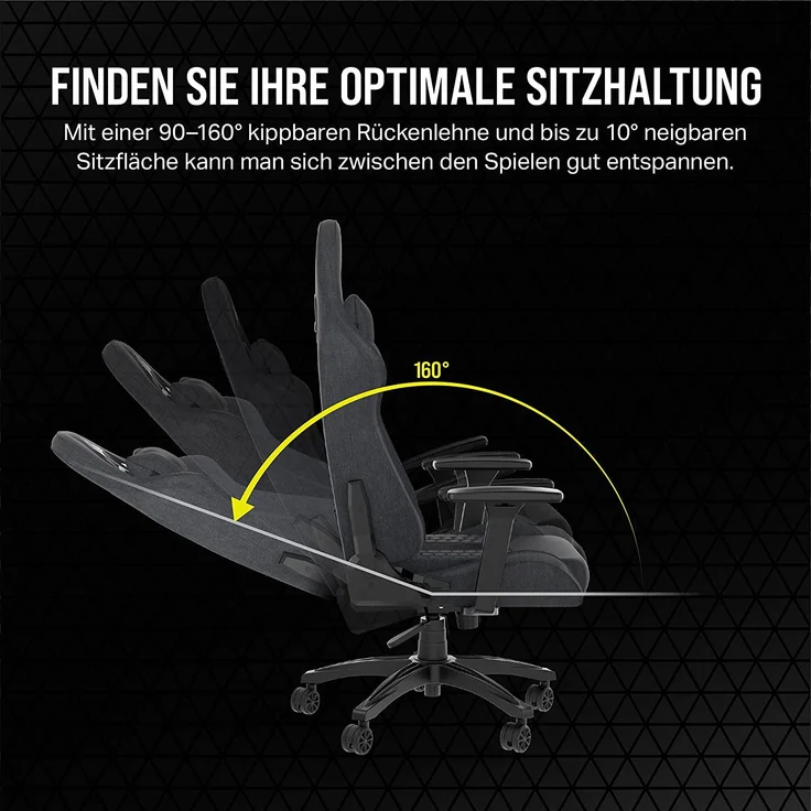 Corsair TC100 RELAXED - Gaming-Sessel - ergonomisch – Bild 8