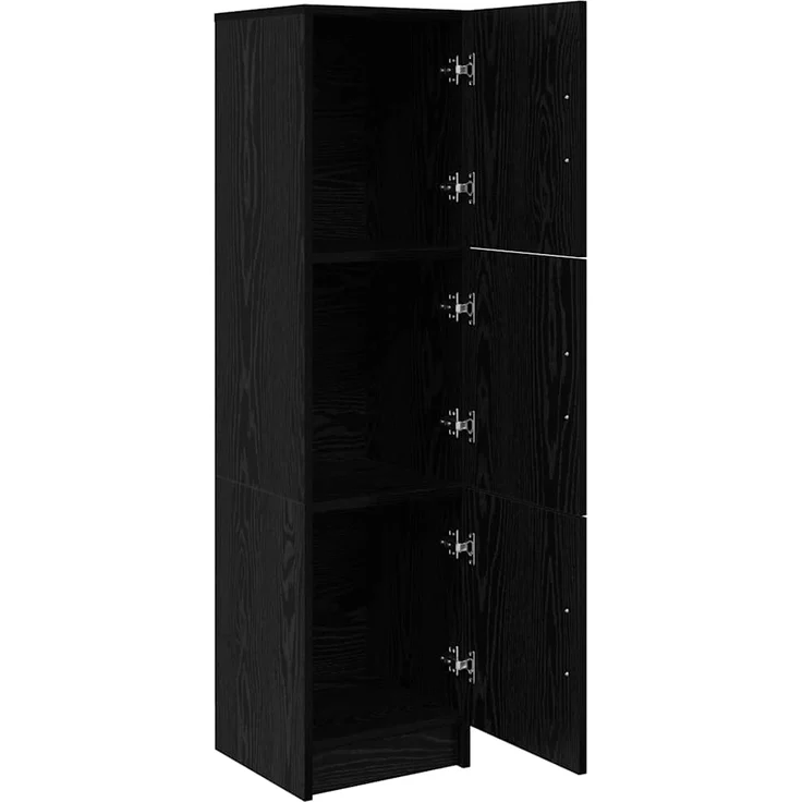 vidaXL Highboard Schwarz Eichen-Optik 31,5 x 32 x 122,5 cm 869347 – Bild 4