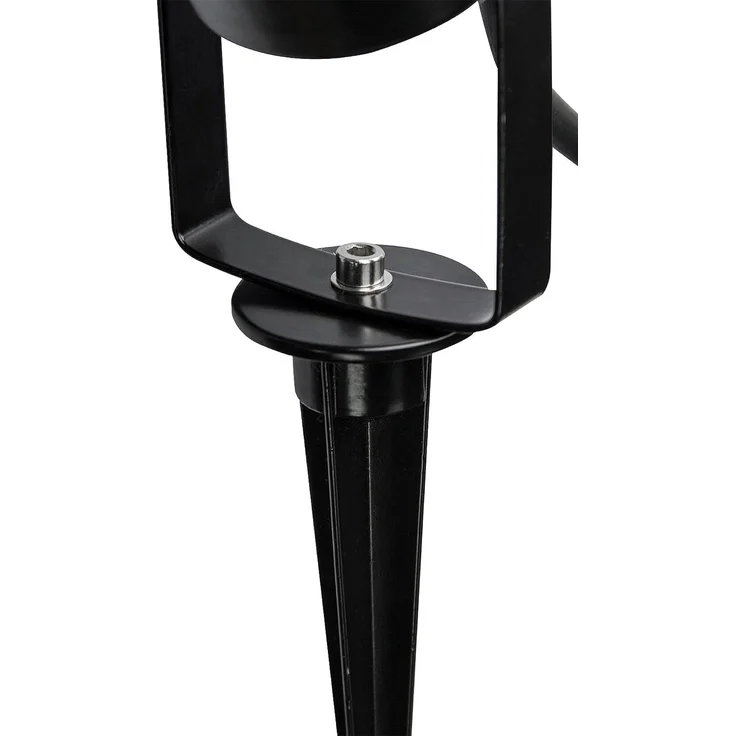 TRANGO LED Gartenstrahler, 2-flammig 3074B Strahler IP65 Außenleuchte *ELLA* inkl. 2x 3 Watt GU10 LED Leuchtmittel – 3000K warmweiß & 2 Meter Zuleitungskabel +1 Meter als Teichstrahler, Gartenlampe, Außenlampe, Wegbeleuchtung – Bild 7