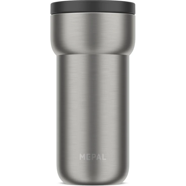 Mepal Ellipse Tägliche Nutzung 375 ml Schraubdeckel Polypropylen (PP) Silikon Edelstahl Edelstahl Schwarz 8 h – Bild 1