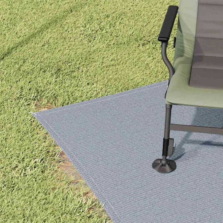 vidaXL Zeltteppich Blau und Grau 200x250 cm Polyethylen 42000168 – Bild 3