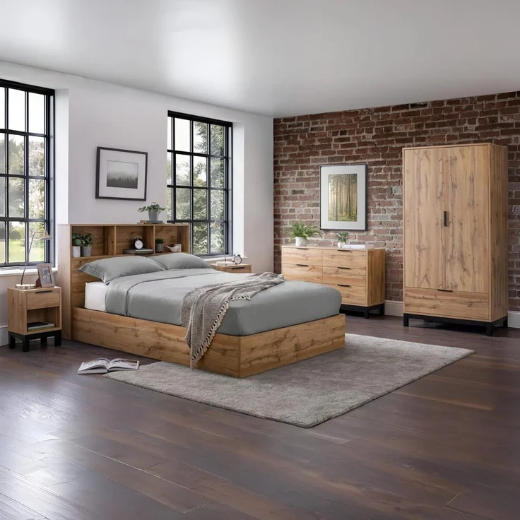 Julian Bowen Bali Kommode mit 6 Schubladen, Eiche – Bild 4