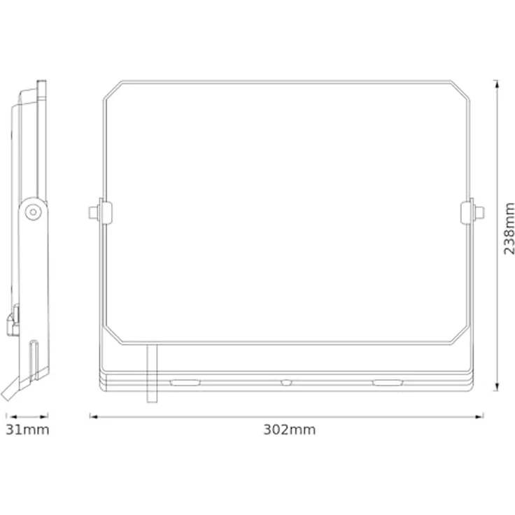 OSRAM LED-Fluter, 100W, 9000lm, 6500K, 105°, kaltweiß – Bild 2