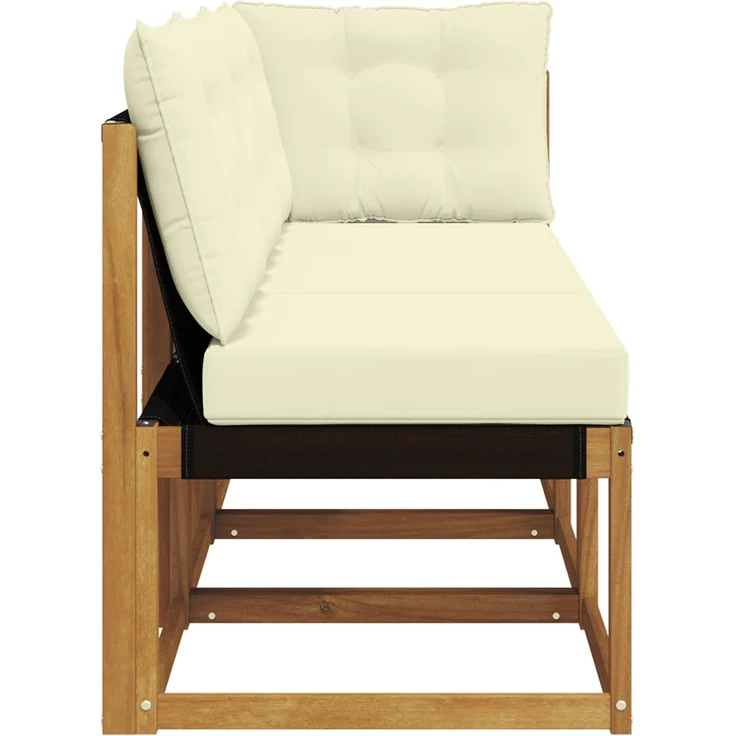 vidaXL Outdoor Mittel- und Ecksofa 3 stk. 3-Sitzer 900617 – Bild 6
