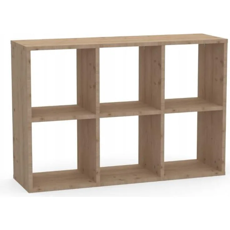 Kallax Regal 2x3 - Bücherregal 100x67,4 cm - Raumteiler Regal - Würfelregal für Wohnzimmerund Büro - Regal Würfel mit 6 Fächern - Aufbewahrung Regal