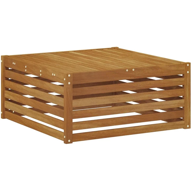 vidaXL Outdoor-Sofagarnitur 5 stk. 4-Sitzer Natur und Hellgrau 3383324 – Bild 3