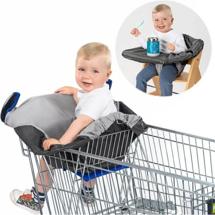 Reer Kindersicherung Reer Hygiene Cover Bezug für Einkaufswagen – Bild 4