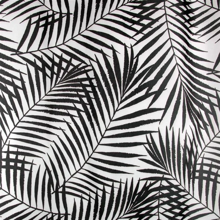 Arsvita Gardine (Black&White) Voile mit Schlaufen 140x245cm Schlaufenvorhang für zu Hause, transparente und moderne Fensterdekoration – Bild 8