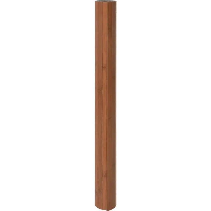 vidaXL Teppich Rechteckig Braun 60x200 cm Bambus 376716 – Bild 3