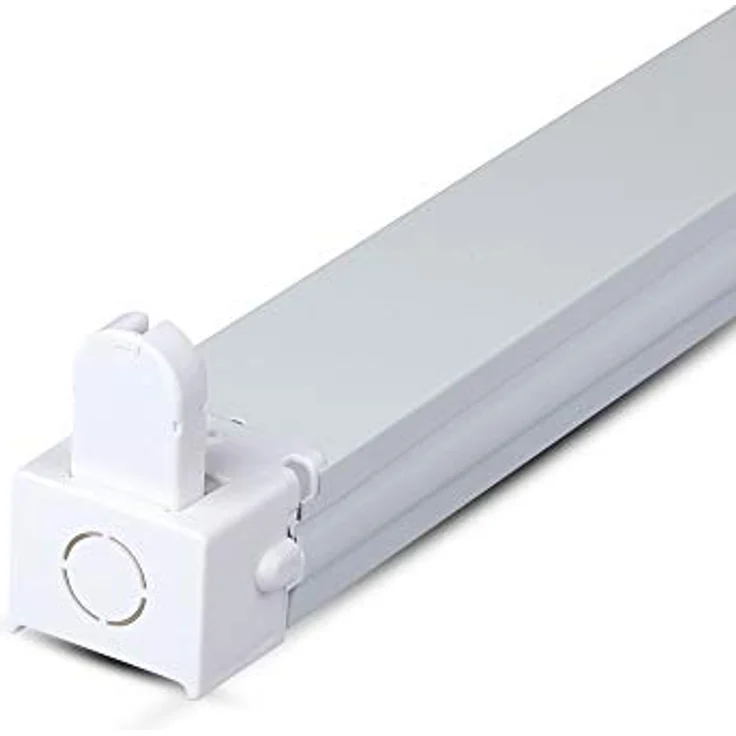V-TAC 6052 Halter Fassung für LED Leuchtröhre, vorverdrahtet, 60 cm, VDE/CE/COC zertifiziert – Bild 1