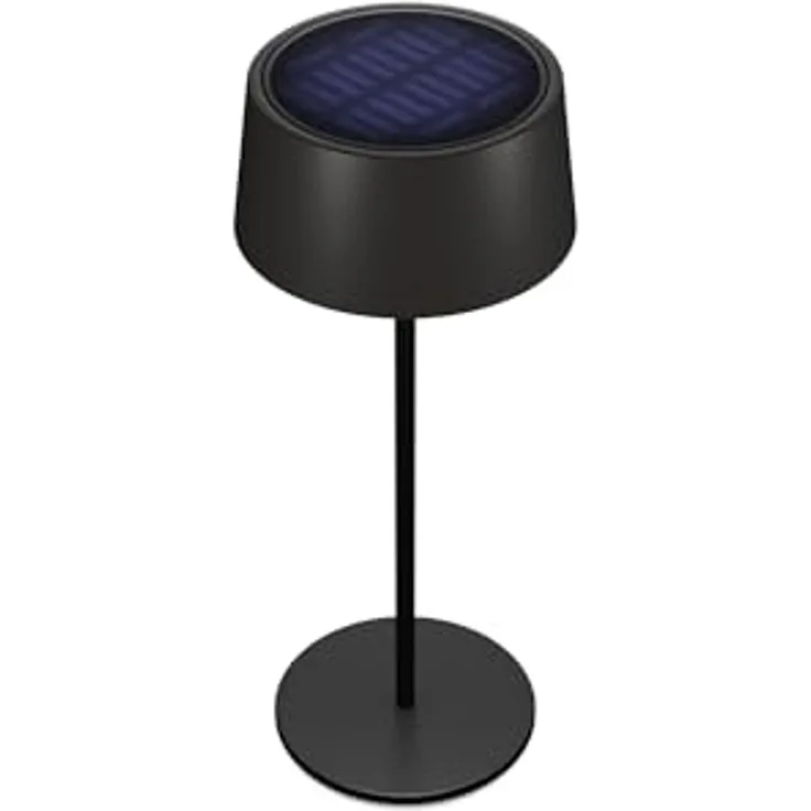 RealPower LED TableLight 300 Solar Schwarz Universal IP44 4 W LED 3000 K