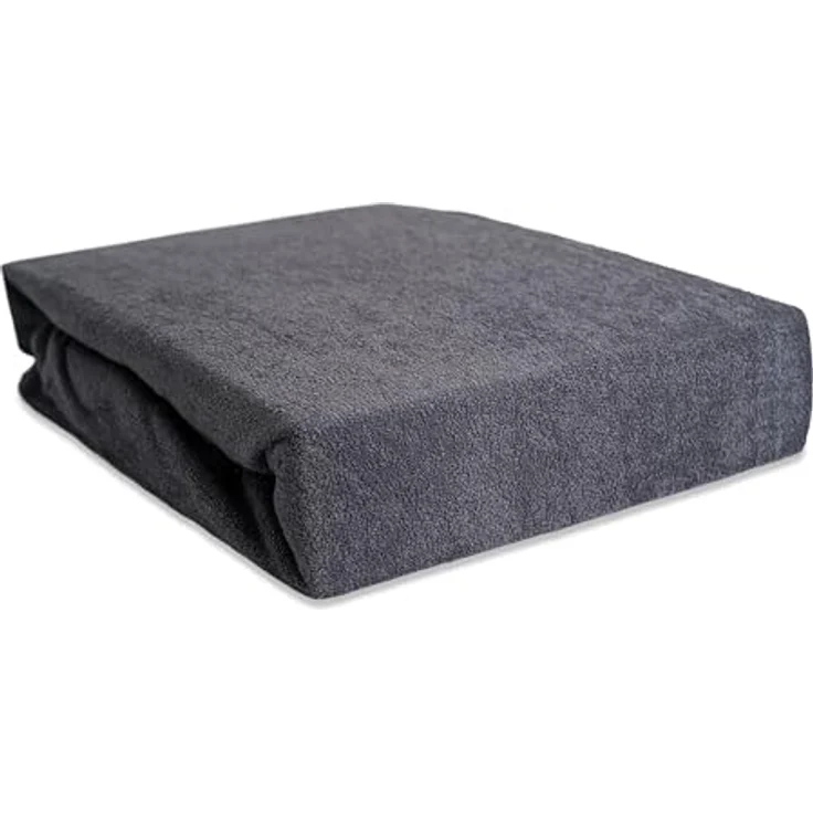Zestri Spannbettlaken Frottee bis 40 cm Steghöhe, auch für Boxspringbett & Wasserbett, weich, Gummizug: rundum, Spannbettbezug Bettbezug Laken, winter weich flauschig – Bild 3