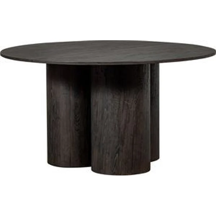 WOOOD Esstisch Oona, runde Form, deutlich sichtbarer Holzmaserung, H 75 cm x Ø 140 cm – Bild 5