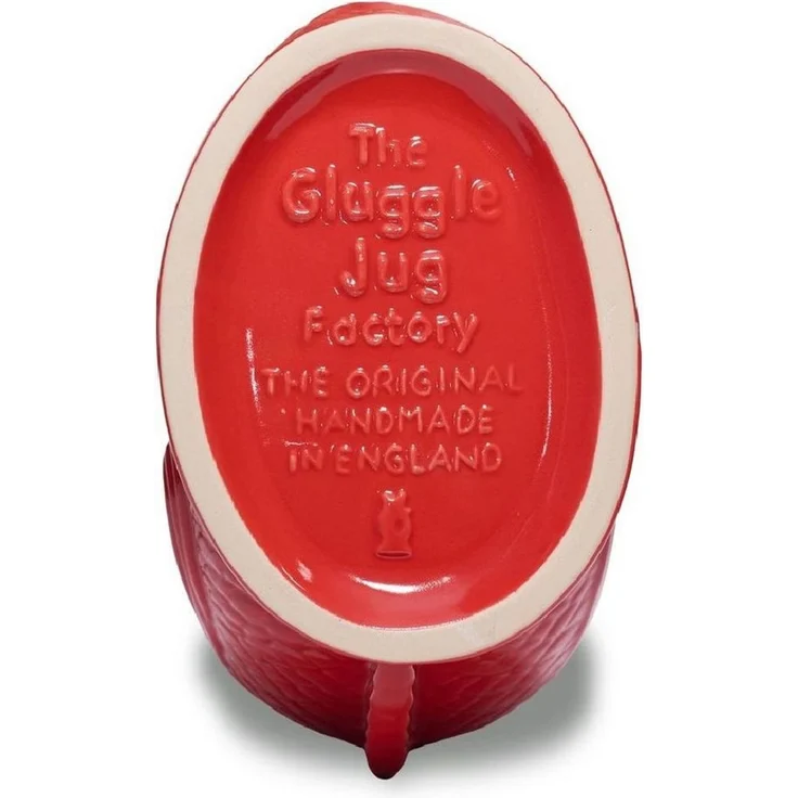 Gluckigluck Wasserkaraffe, (Original Gluggle Jug aus England), mit Gluckergeräusch, handgefertigt, ikonisches Fisch-Design, 1,2 L – Bild 3