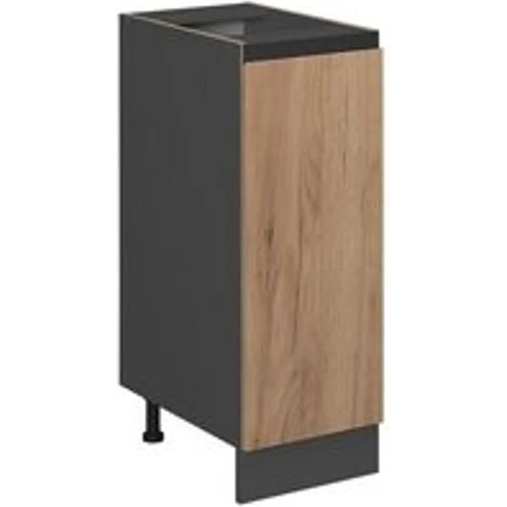 Apothekerschrank R-Line Goldkraft Eiche 30 cm J-Shape, ohne Arbeitsplatte Vicco – Bild 6