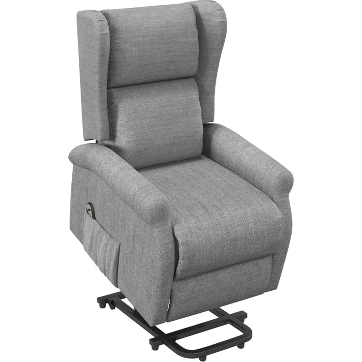 Relaxsessel mit elektrischer Aufstehhilfe & Liegefunktion, 74x94x111 cm, Grau – Bild 3