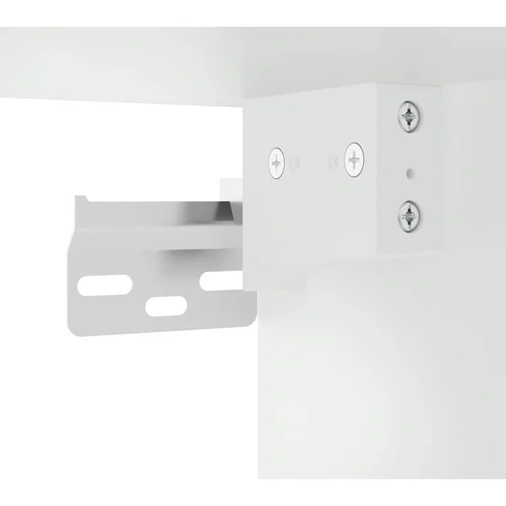 vidaXL Küchen-Hängeschrank mit Glastür Lucca Hochglanz-Weiß Holzwerkstoff 853909 – Bild 10