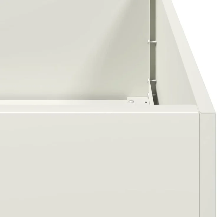 vidaXL Pflanzkübel Weiß 120x40x40 cm Kaltgewalzter Stahl 860676 – Bild 6