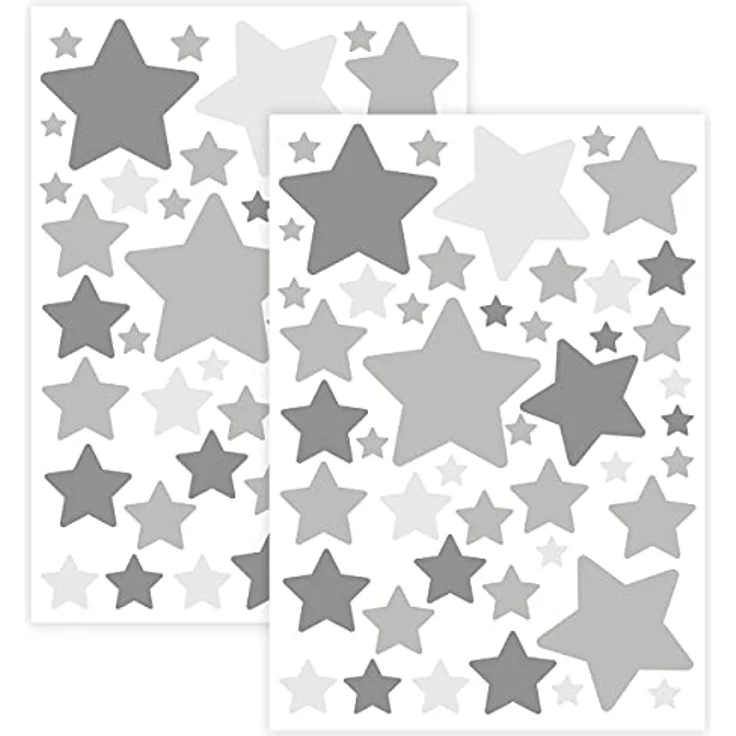 WANDKIND Wandtattoo Sternen Set 94 Stück V281 – Bild 2