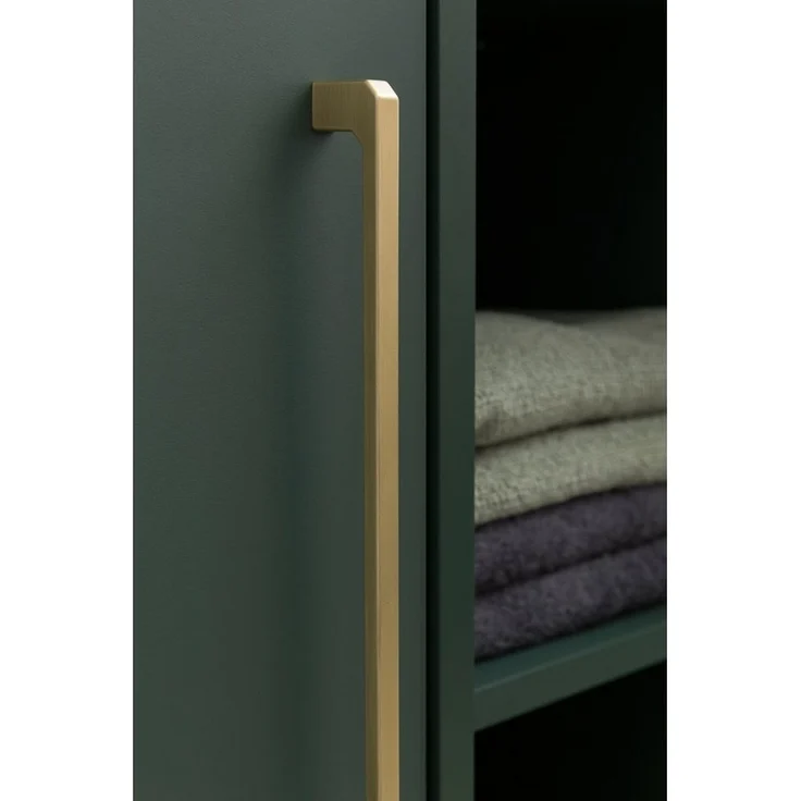 Lomadox Hochschrank KELLA-80 mit offenen Fächern in waldgrün, B/H/T: ca. 67,1/184,3/33,1 cm – Bild 3