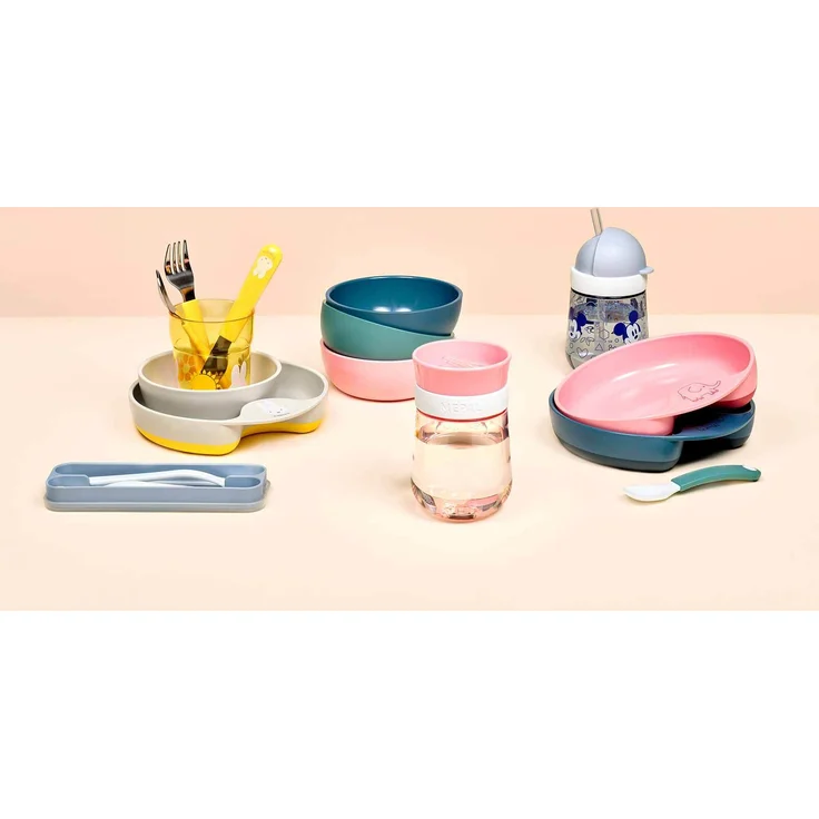 Mepal MIO 2x 2er Set Lernlöffel deep turquoise & deep blue – Bild 4