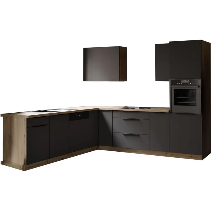 Winkelküche ARIA K-AR ECKE 2 - 250 x 270 cm Anti Fingerprint Küchenzeile Küchenblock Singleküche Einbauküche Küche Eckküche – Bild 19