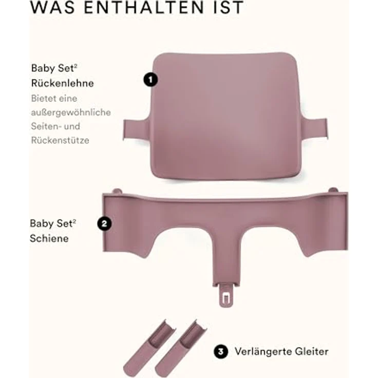 Stokke Hochstuhlaufsatz Baby Set² für den Hochstuhl Tripp Trapp von Stokke (ab ca. 6 Monaten) – Bild 5