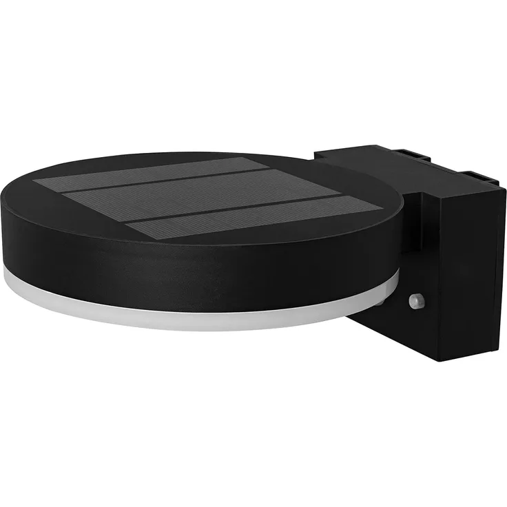 Ledvance Endura Style Solar Single Circle Wandleuchte, Polycarbonat, 6 W, Schwarz, One size