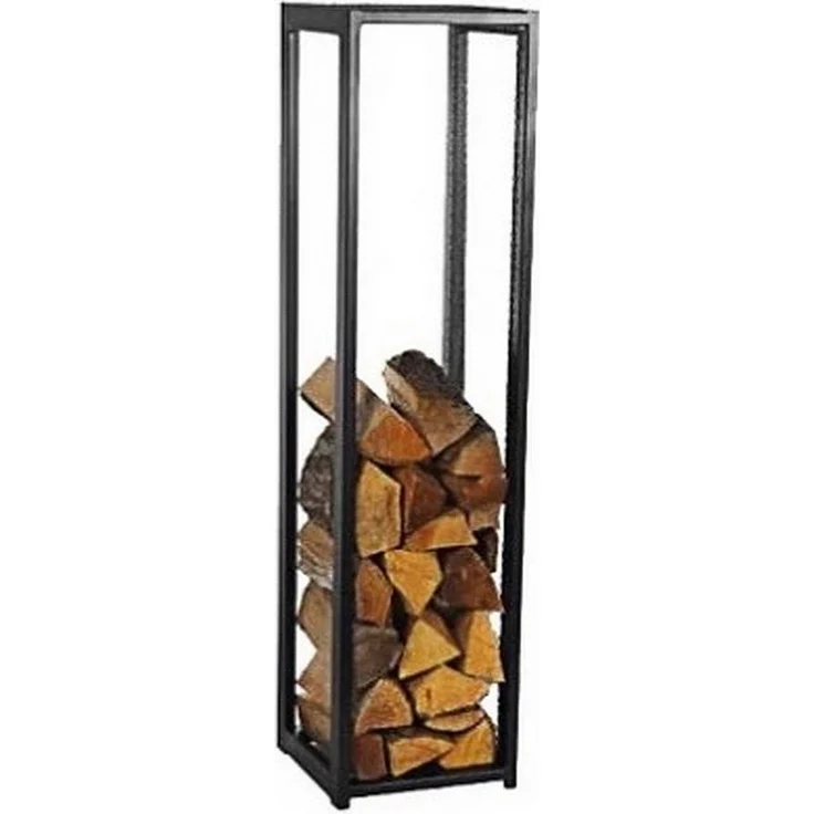 Jürgen Westerholt GmbH Kaminholzregal Brennholzregal "Ben" Kaminholz-Regal, BxTxH:30x30x100 cm, Feuerholzregal Feuerholzablage Kaminregal – Bild 1