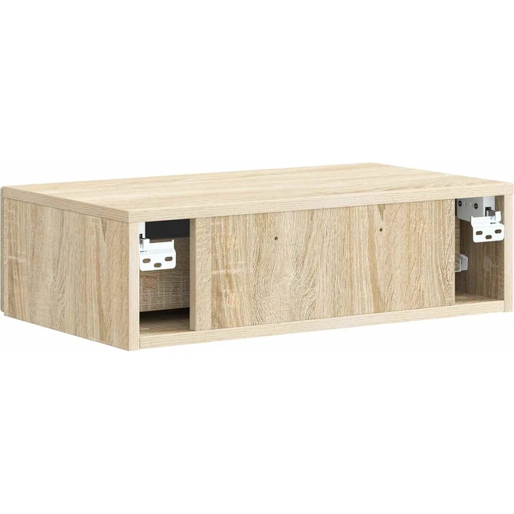 vidaXL Wandmontierter Beistelltisch Sonoma-Eiche 59 x 34,5 x 17 cm 898147 – Bild 7