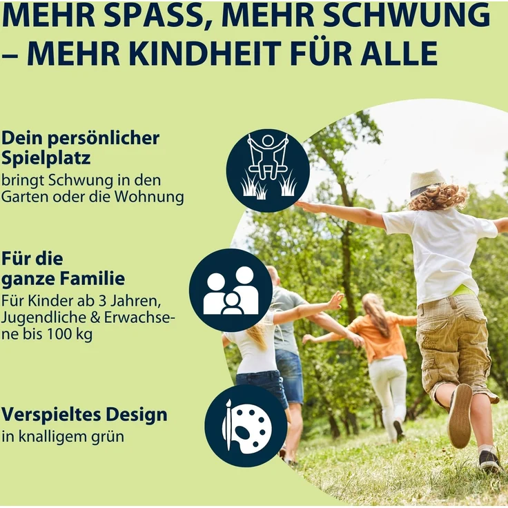 Hudora Nestschaukel 110 grün – Bild 11