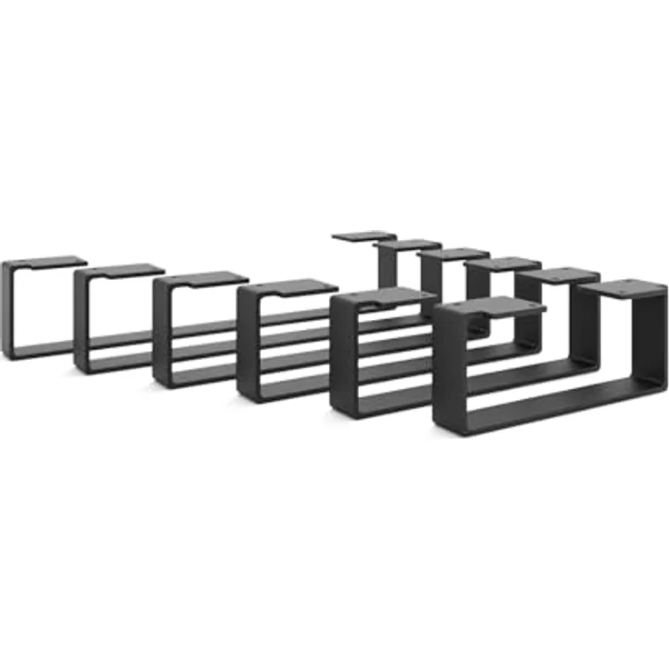 HEVVA Möbelfuß Möbelfüße LUXEMBURG - 7 Größen 20-50 cm - Kommodenbeine, Schrankfüße, (Set-Option: Sie können entweder 1 Stück oder ein Set von 2 Stück kaufen) – Bild 2