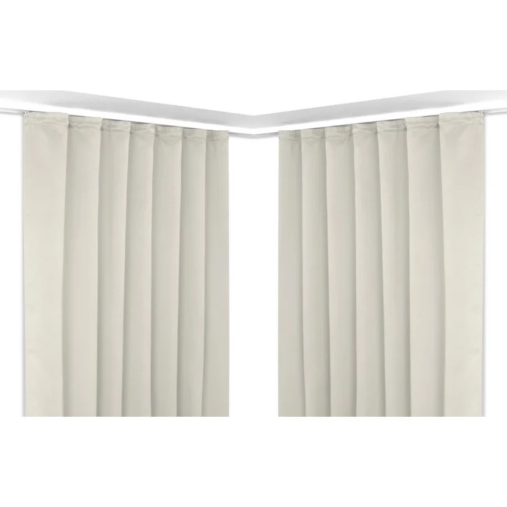 Beautex Verdunkelungsvorhang 2er Set Verdunkelungsgardine mit U-Band, Blackout Vorhang abdunkelnd (2 St), Kräuselband, verdunkelnd – Bild 5