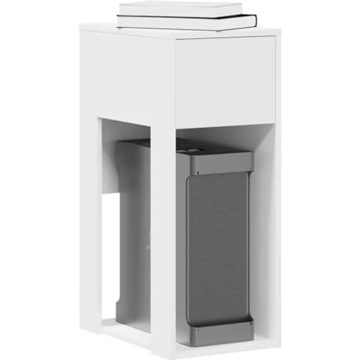 vidaXL Computerschrank mit Schublade Weiß 30x44x74 cm 858731 – Bild 5