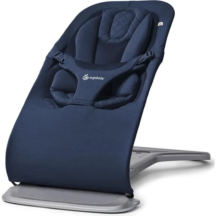 Ergobaby 'Evolve Bouncer' Babywippe für Neugeborene, Midnight Blue