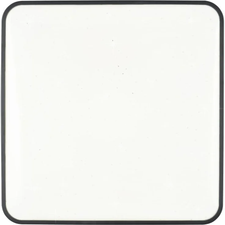 Reality LED-Deckenleuchte Relus 27x27 cm schwarz matt Starlight Effekt kaltweiß – Bild 7