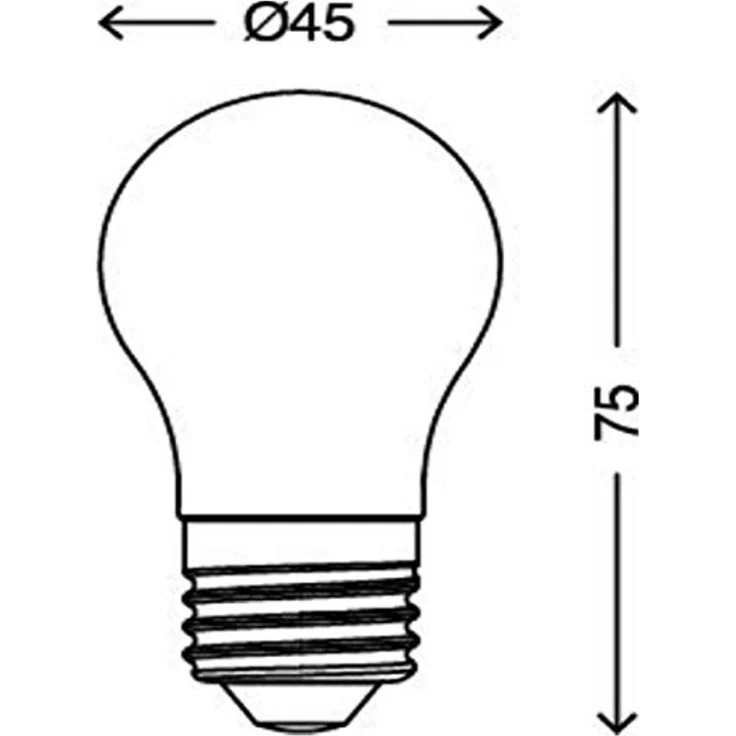 TRANGO LED-Leuchtmittel, 5er Pack E27004-5 LED Filament Birne 4 Watt 350 Lumen - 2700K warmweiß - Ersatz für 40W Glühlampe - Glühbirne - Lampe in Tropfen Form mit E27 Fassung Abstrahlwinkel 360°, 5 St. – Bild 3