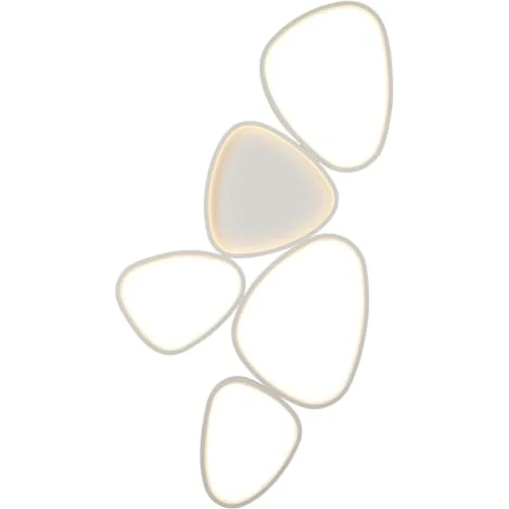 JUST LIGHT Deckenleuchte PEBBLES, Dimmfunktion, LED fest integriert, Warmweiß, LED, dimmbar, Switchmo, Memory, nach Trennung vom Netz – Bild 7