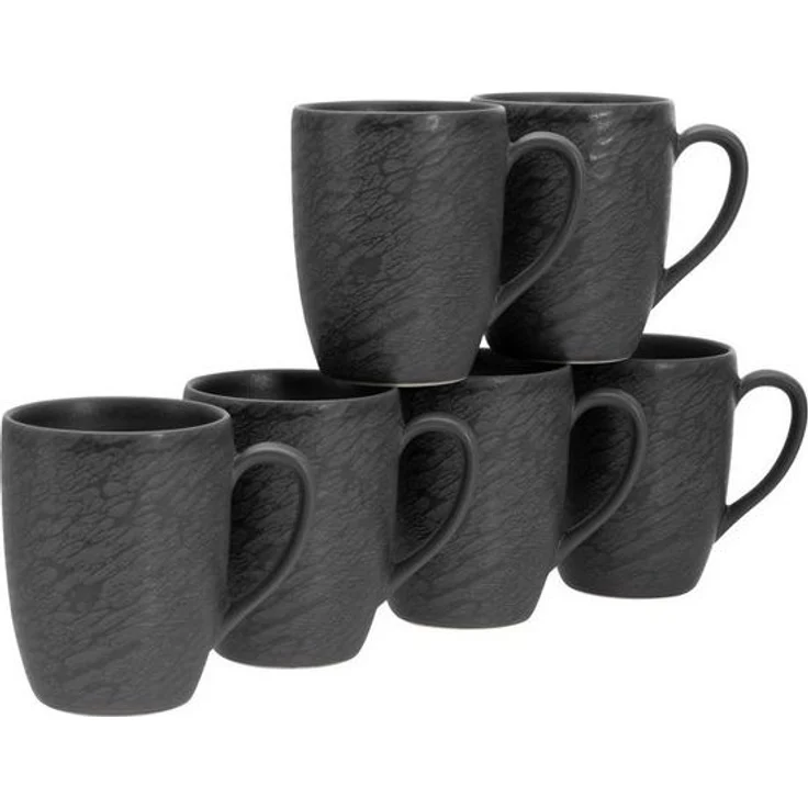 Schiefer black, Kaffeebecher 6-tlg (mo) – Bild 4