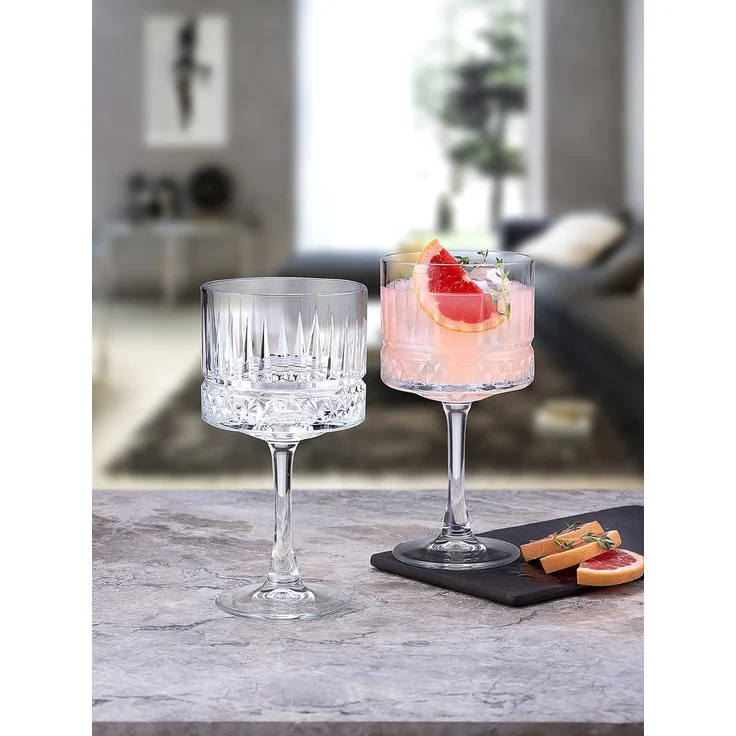 Pasabahce Elysia Cocktailglas mit 500cc, 4er-Set Hochwertige Kristallgläser für Cocktails und Drinks - Stilvolles Glaswaren-Set für die Bar oder Zuhause – Bild 3