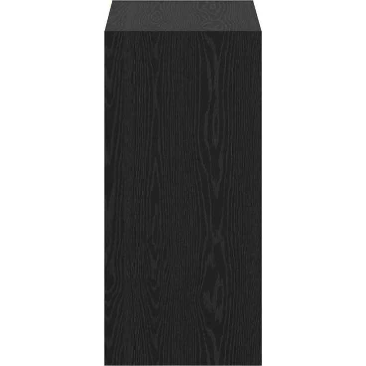 vidaXL Kleiderschrank mit Regal Schwarz Eichen-Optik 77 x 48 x 102 cm 879644 – Bild 5