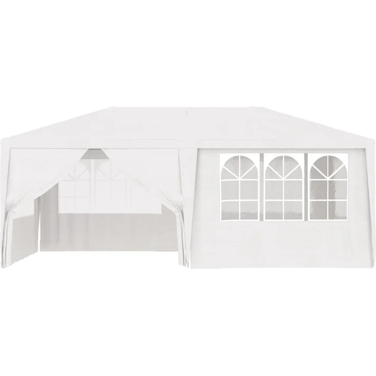 vidaXL Profi-Partyzelt mit Seitenwänden 4×6 m Weiß 90 g/m² 48527 – Bild 3